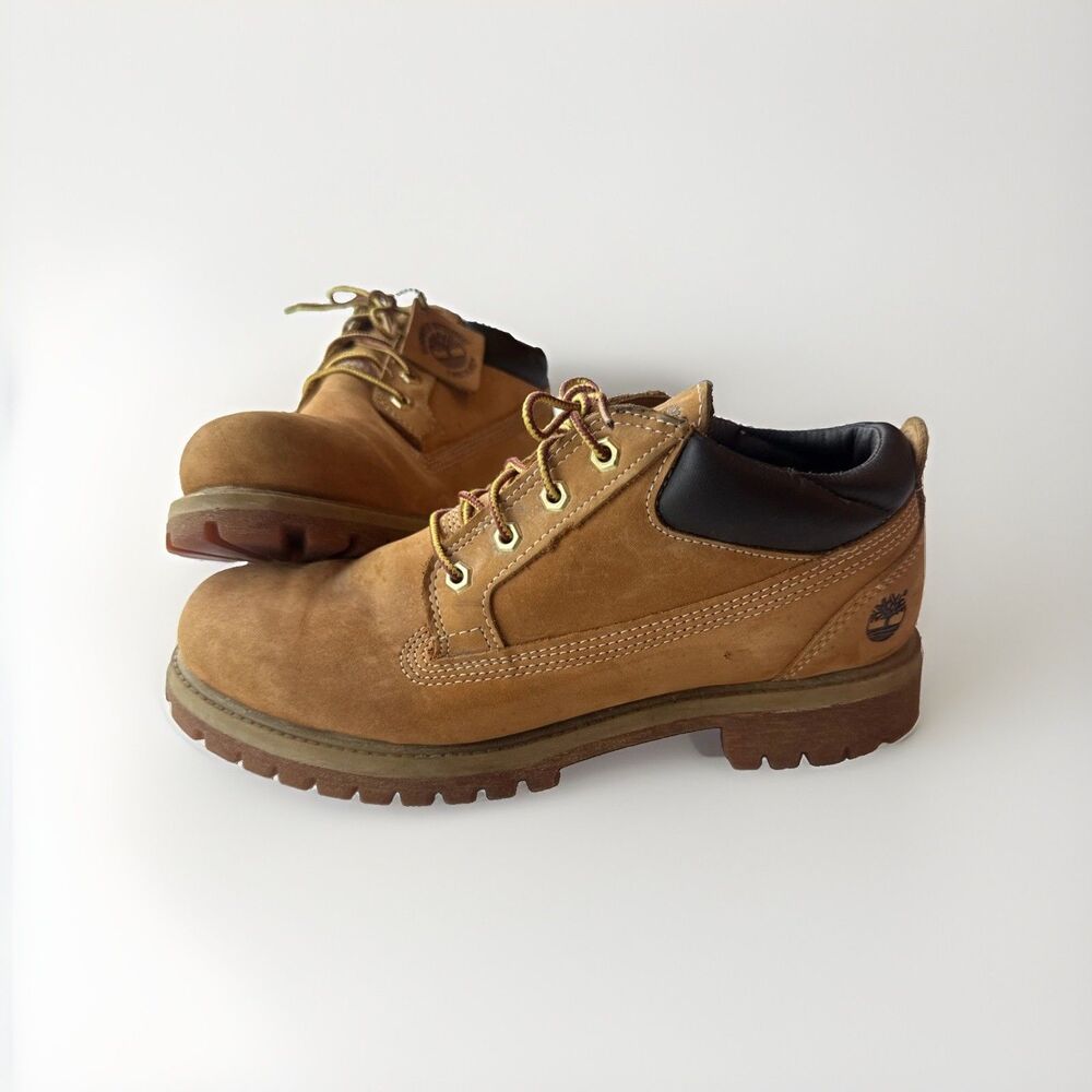Timberland Classic Oxford Waterproof Lace Up Boot 73538 Wheat Tan Men Size 10M